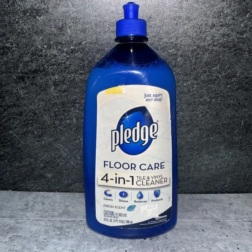 Pledge Floor Care Tile & Vinyl Floor 4 in 1 Squirt & Mop 27oz FULL Fresh Scent